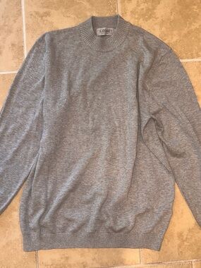 Men’s Gray Lavané Crewneck Sweater